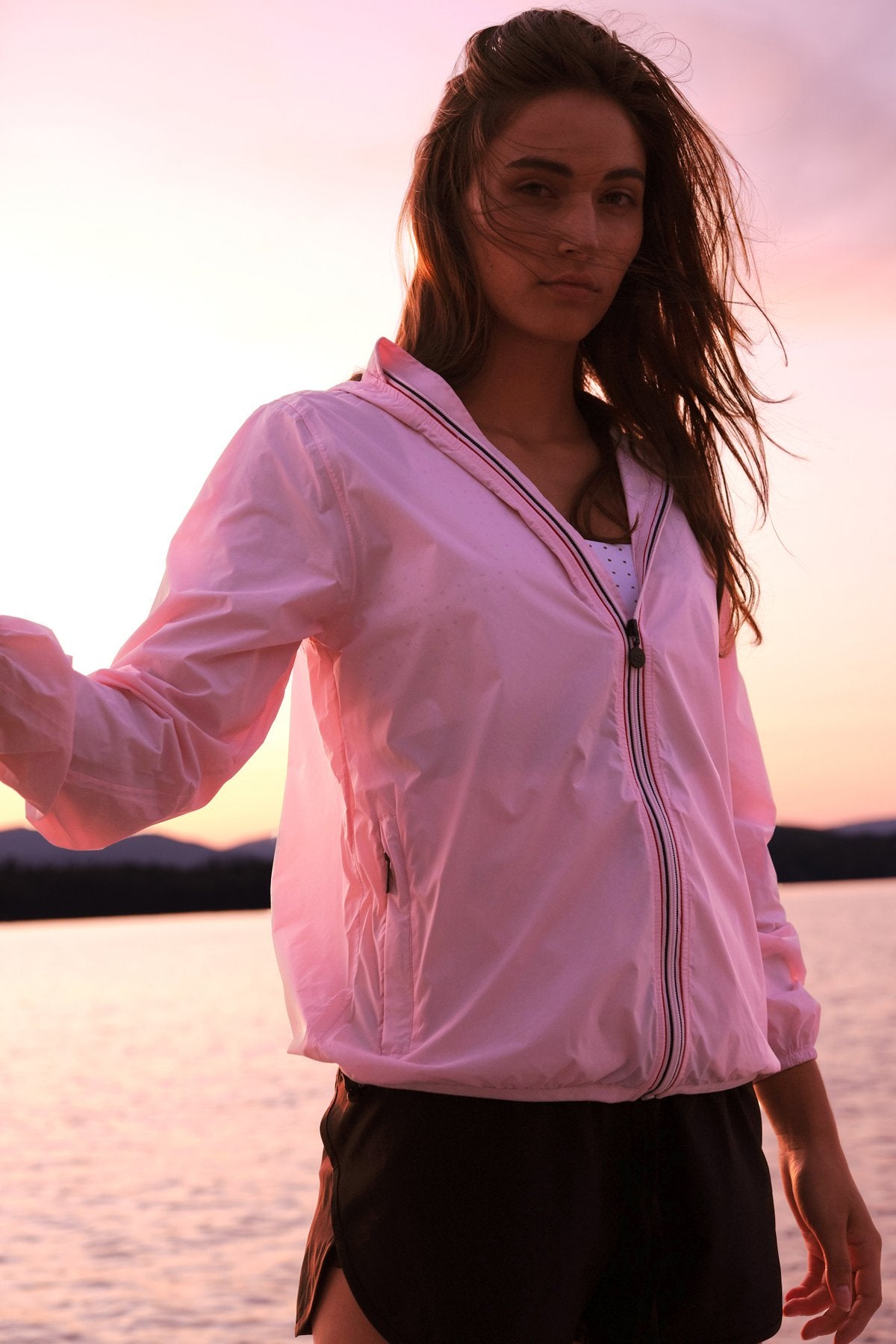 Sloane Ballet Slipper Pink Packable Rain Jacket | Waterproof & Breathable (Sizes: XS-XL) (Sale Price: $96.04 CAD)