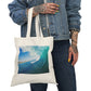 Surf Wave - Natural Tote Bag ~ Sharon Dawn Collection