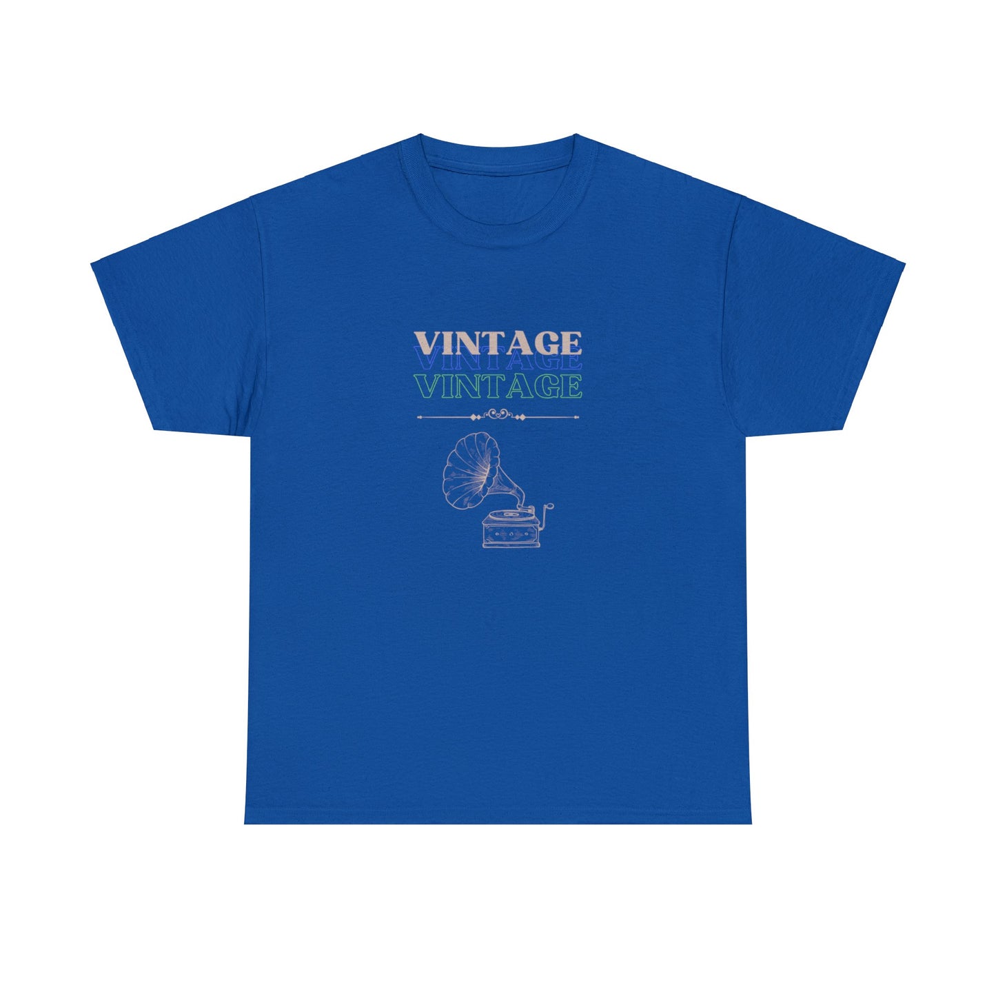 Vintage Phonograph - Unisex Heavy Cotton Tee ~ 100% Cotton (Sizes: S-3XL) ~ Sharon Dawn Collection (Sale Price: $51.99 CAD)