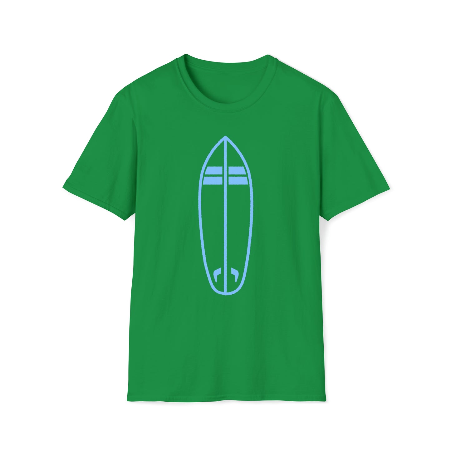 Surfboard - Unisex Softstyle T-Shirt ~ Sharon Dawn Collection