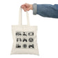 Video Games - Natural Tote Bag ~ Sharon Dawn Collection
