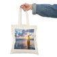 Surfboard Sunset - Natural Tote Bag ~ Sharon Dawn Collection