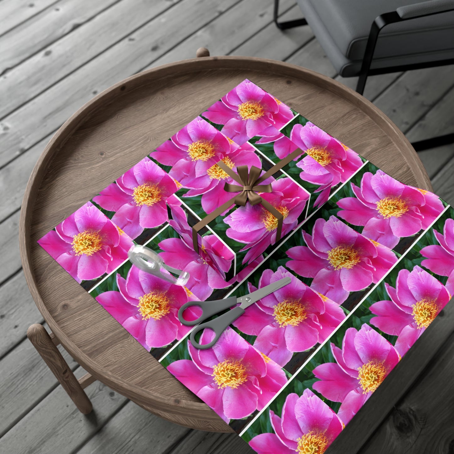 Pink Flowers - Gift Wrap Papers ~ Sharon Dawn Collection