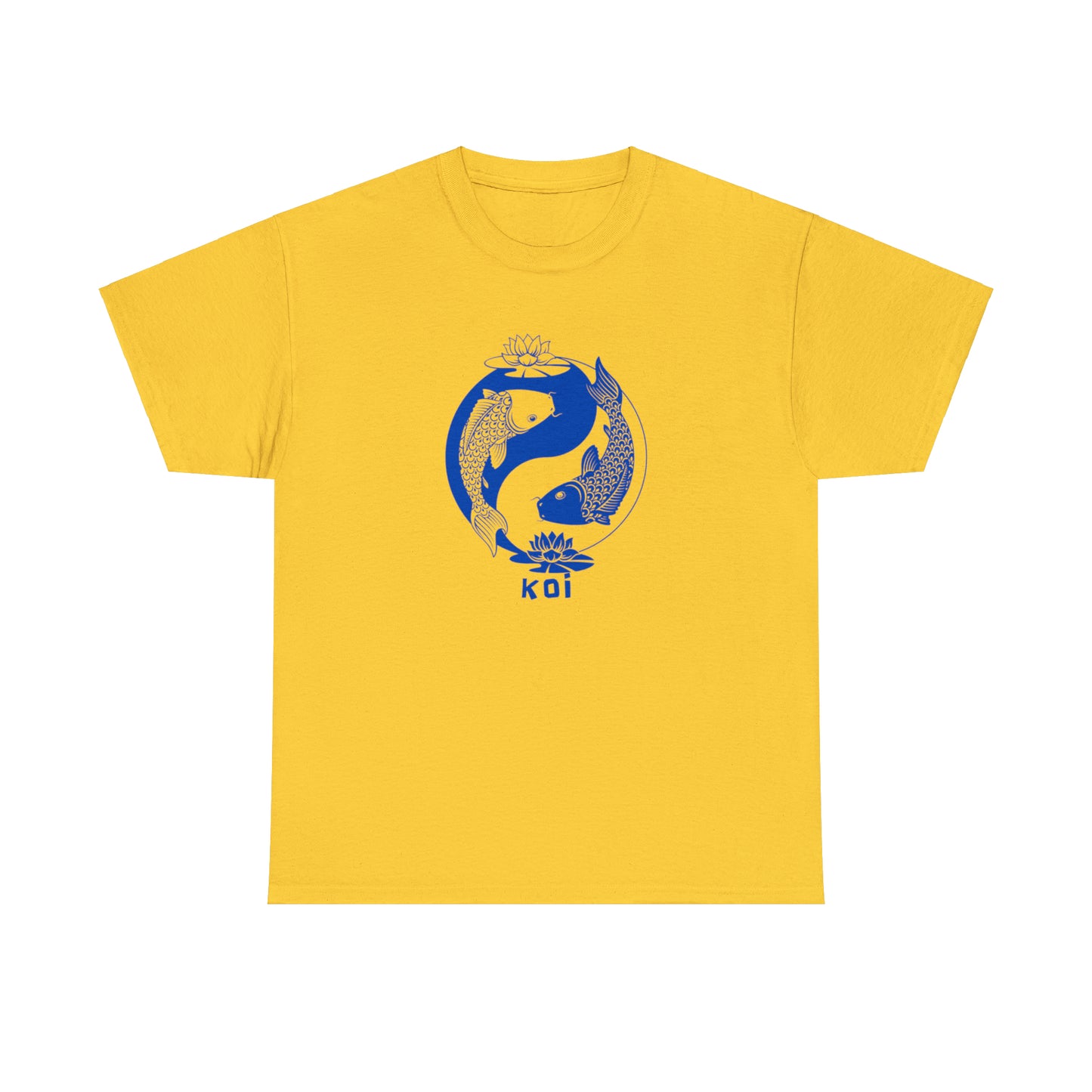 Koi - Unisex Heavy Cotton Tee - 100% Cotton - Oeko-Tex certified (Size: S-3XL) ~ Sharon Dawn Collection (Sale Price: $47.60 CAD)