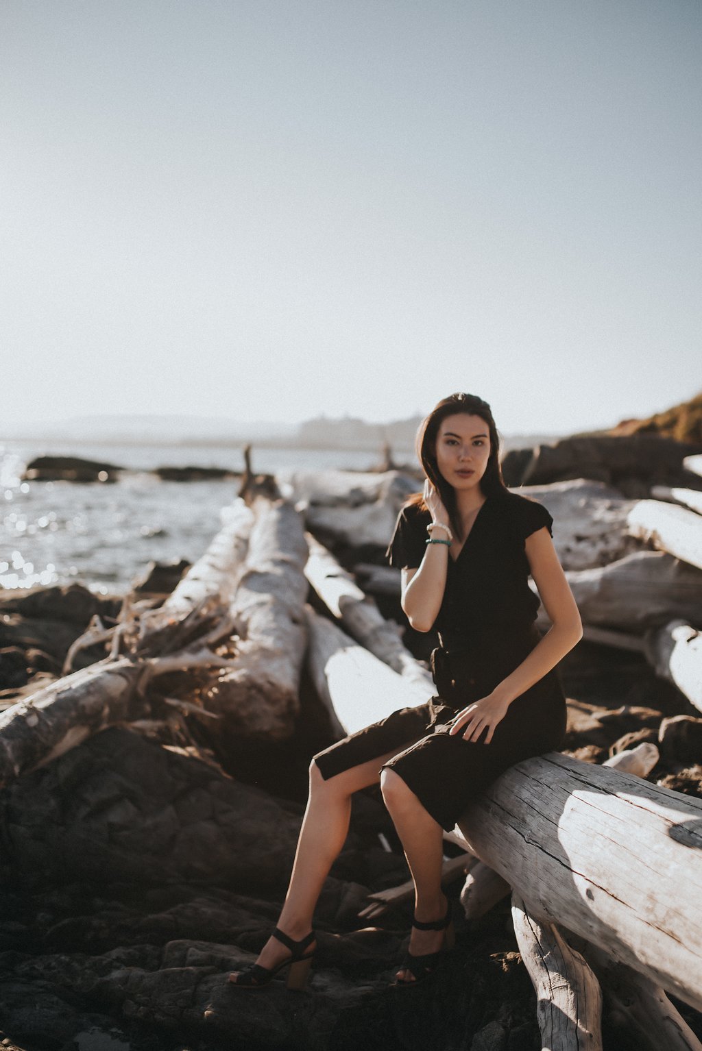 Keandra Dress | Black | 100% Rayon ~ Made in Bali/Designed in Victoria, BC (Sizes: S-XL)