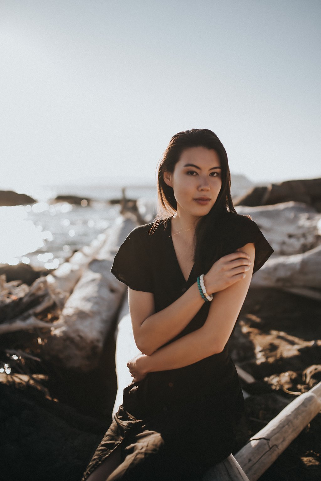 Keandra Dress | Black | 100% Rayon ~ Made in Bali/Designed in Victoria, BC (Sizes: S-XL)