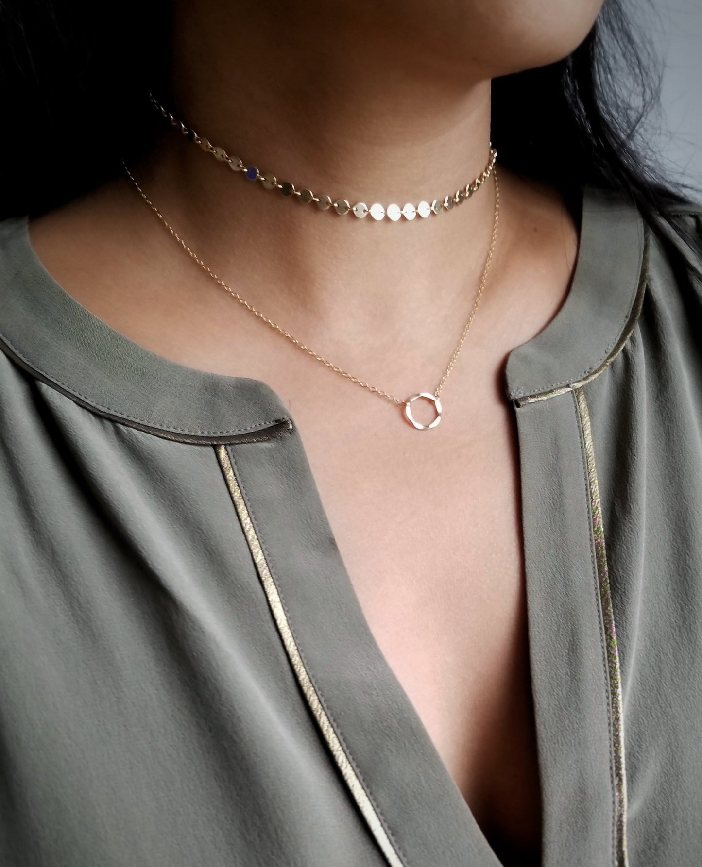 Coin Choker - 14KT Gold ~ Made in Toronto