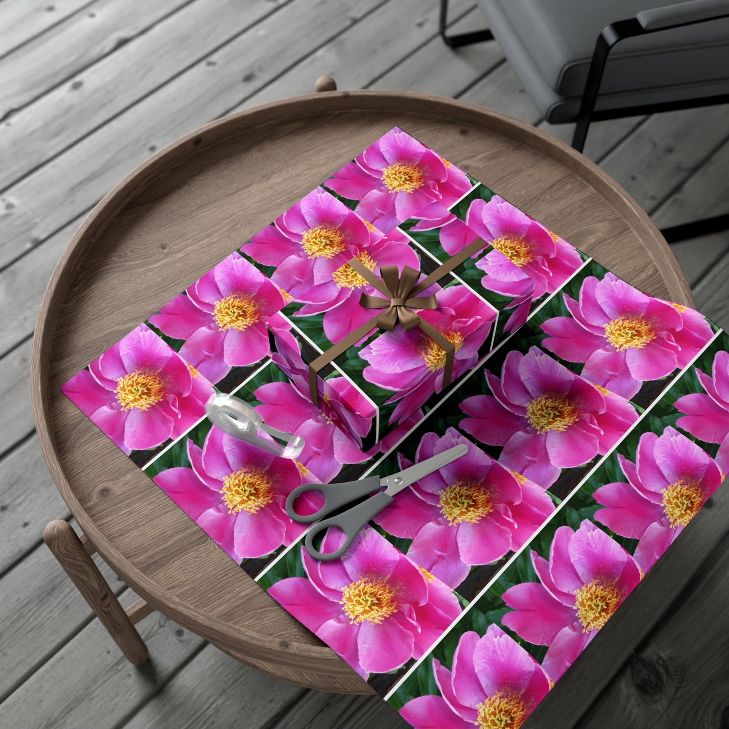 Pink Flowers - Gift Wrap Papers ~ Sharon Dawn Collection