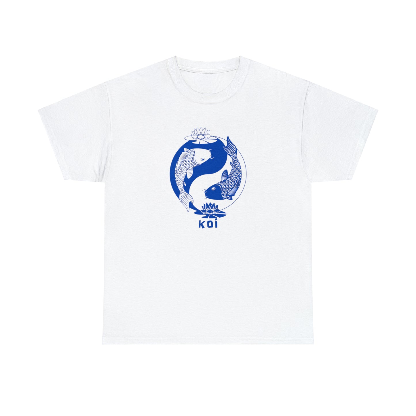 Koi - Unisex Heavy Cotton Tee - 100% Cotton - Oeko-Tex certified (Size: S-3XL) ~ Sharon Dawn Collection (Sale Price: $47.60 CAD)