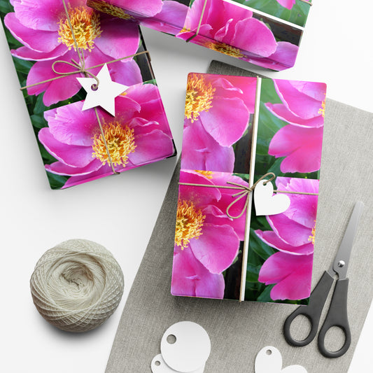 Pink Flowers - Gift Wrap Papers ~ Sharon Dawn Collection