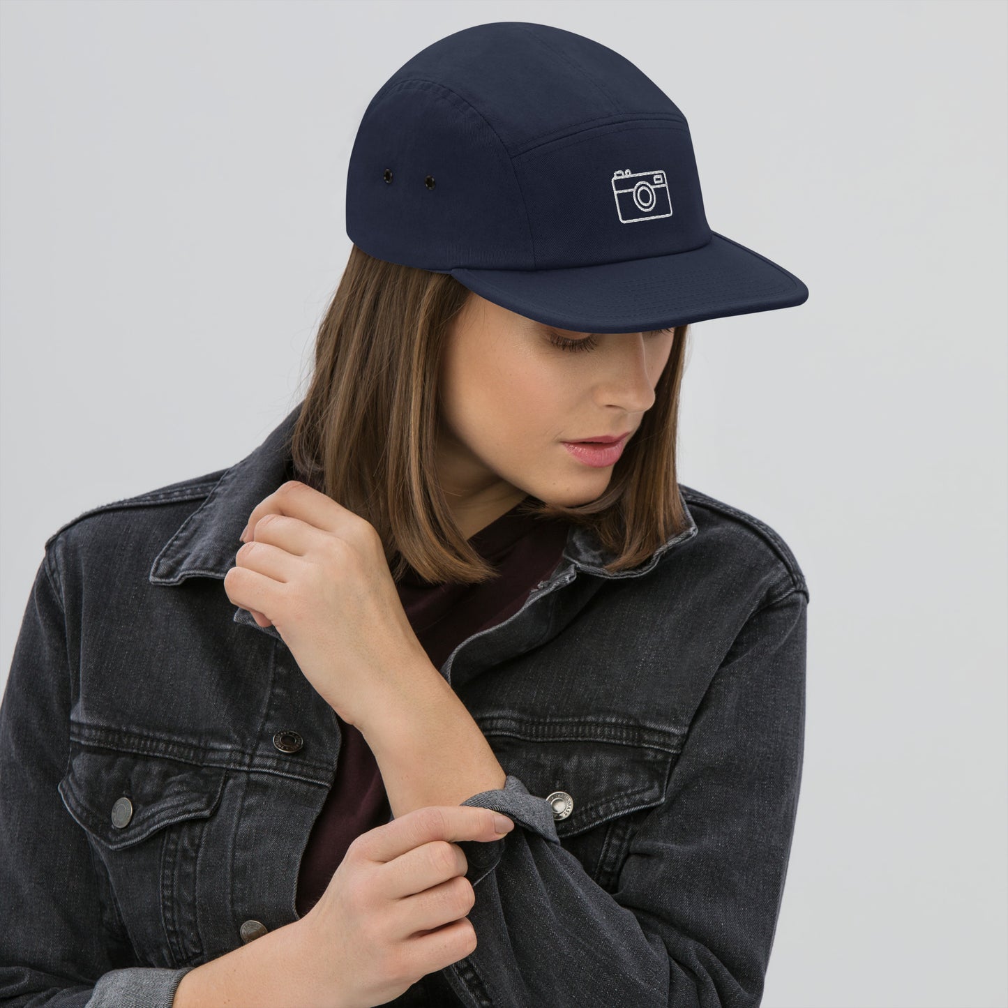 Camera - Five Panel Cap ~ Sharon Dawn Collection