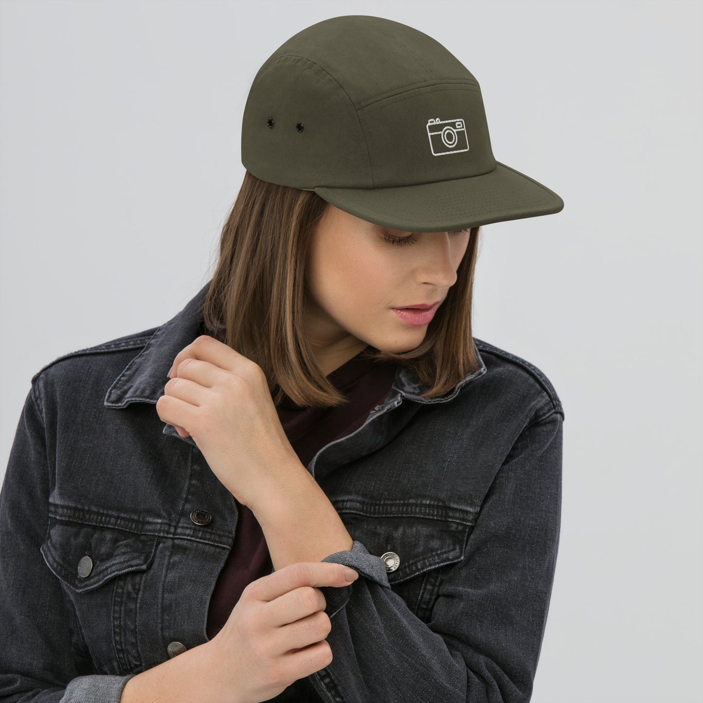 Camera - Five Panel Cap ~ Sharon Dawn Collection