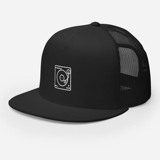 Turntable - Black - Trucker Cap ~ Sharon Dawn Collection