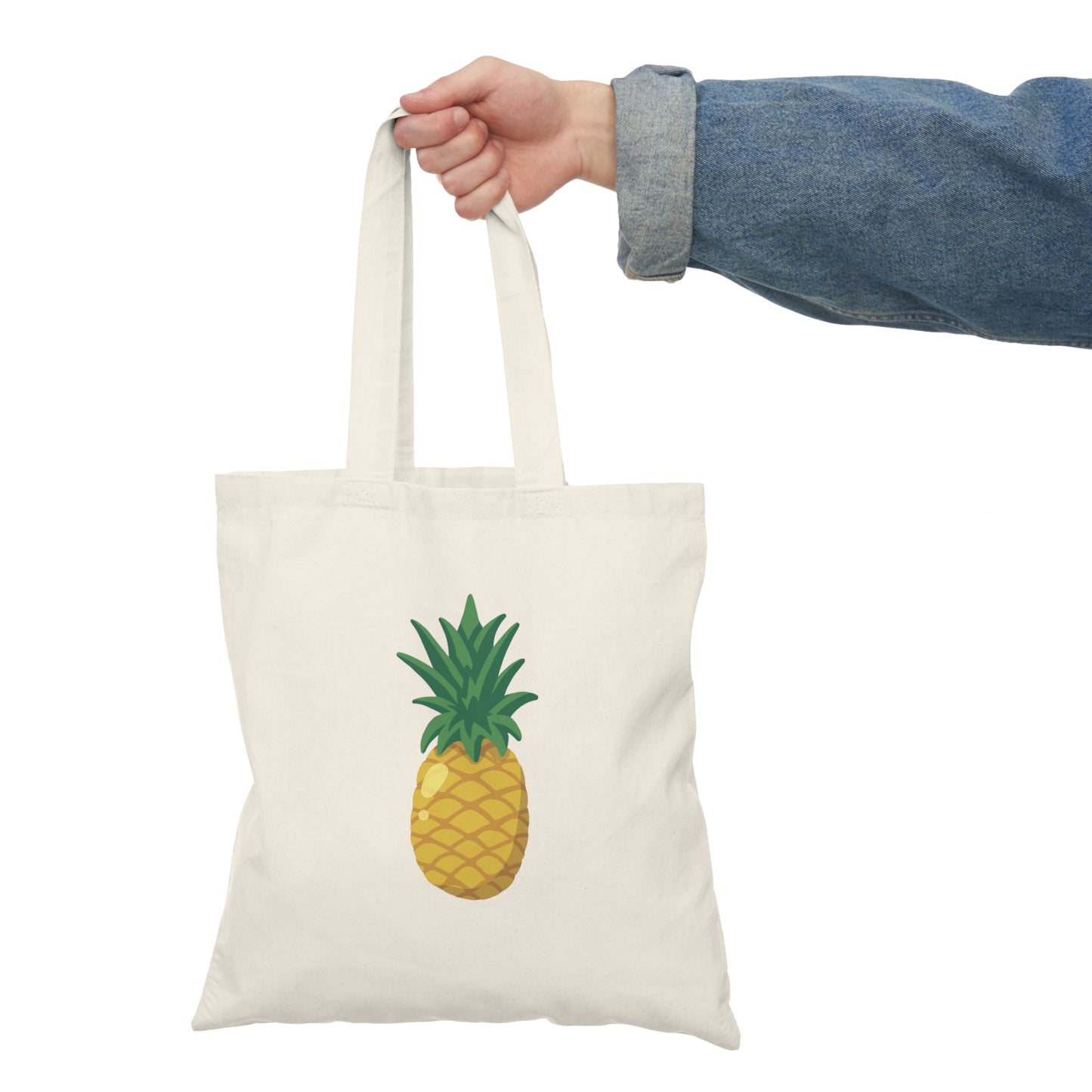 Pineapple - Natural Tote Bag ~ Sharon Dawn Collection