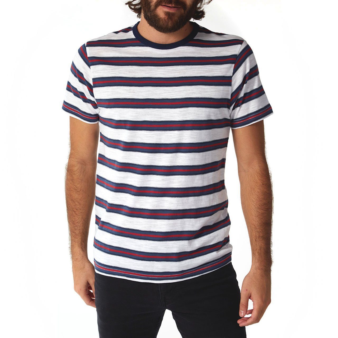 Mateo 100% Cotton Striped Tee