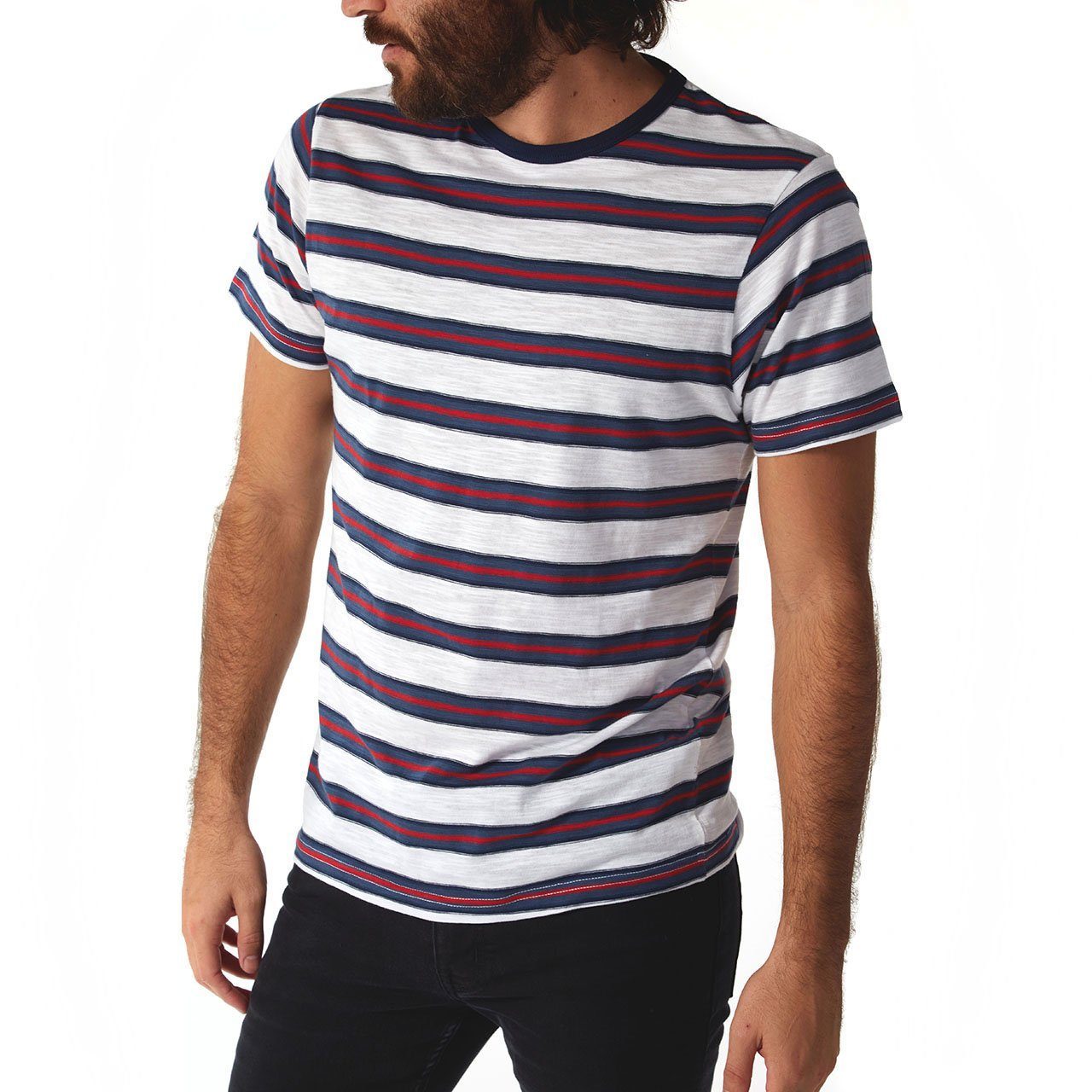 Mateo 100% Cotton Striped Tee