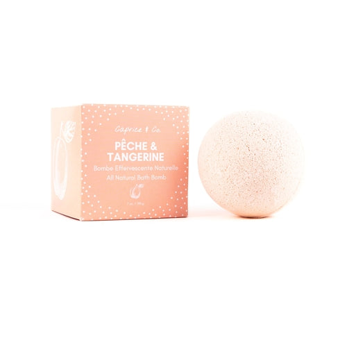 Bath Bombs - All Natural - Premium Ingredients (Mint Eucalyptus/Grapefruit/Lavender/Peach Tangerine) ~ Made in Canada