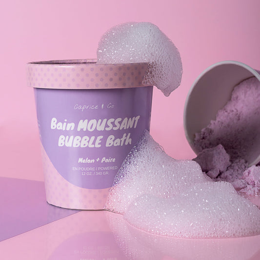 Bubble Bath with Premium Ingredients (Avocado Cucumber/Apricot Hibiscus/Pear Melon) ~ Made in Canada (Sale Price: $27.99 CAD)