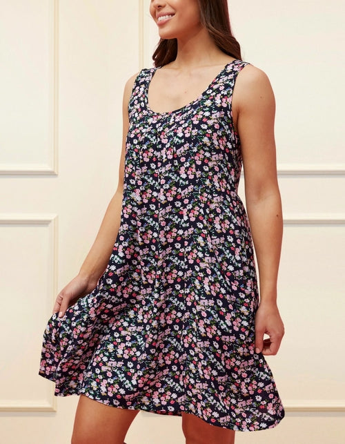 Louise Short Dress Ditsy Floral Print A-Line