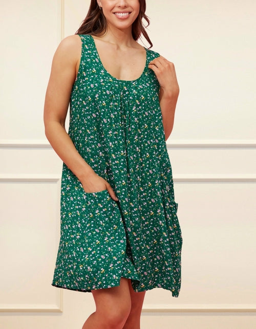 Louise Short Dress Ditsy Floral Print A-Line