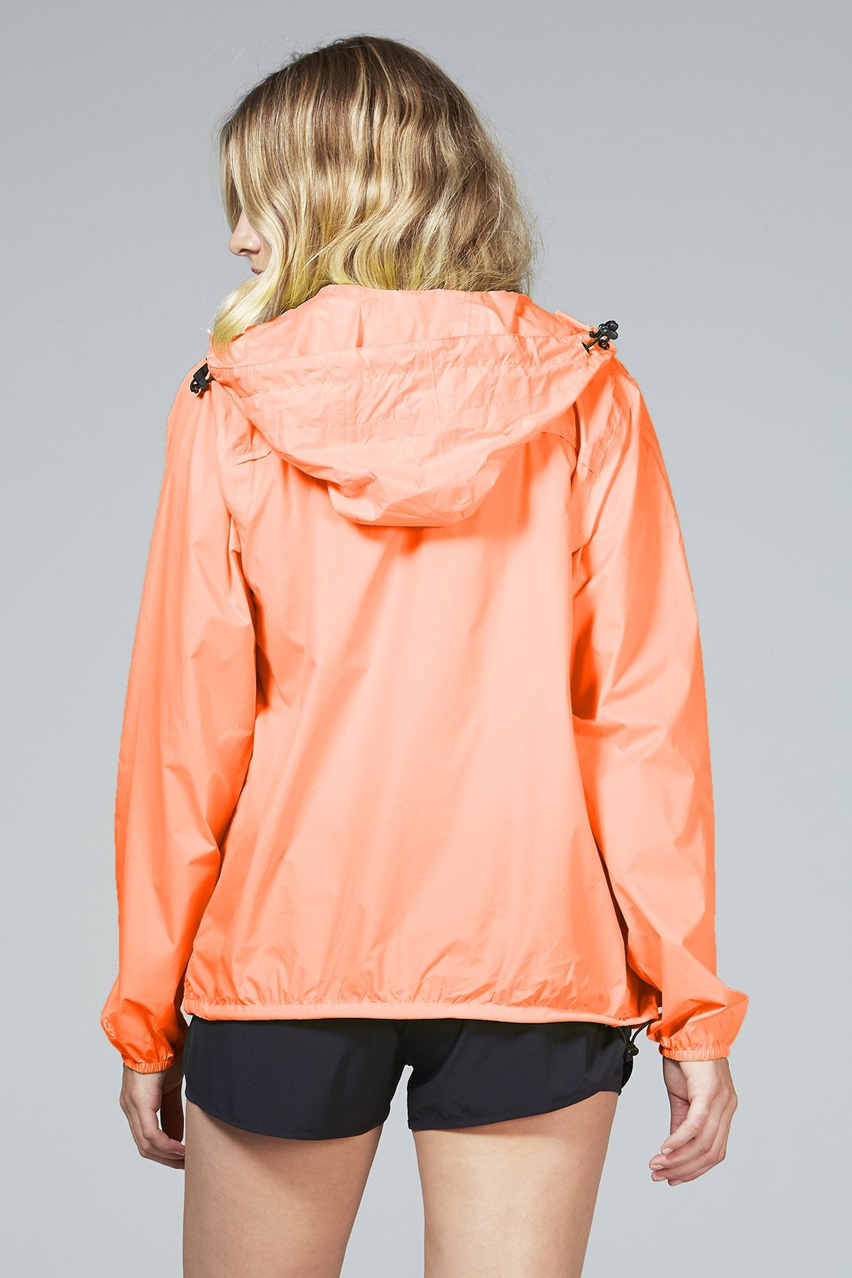 Orange Full Zip Packable Rain Jacket and Windbreaker (Sizes: XS-XL) Unisex (Sale Price: $96.05 CAD)