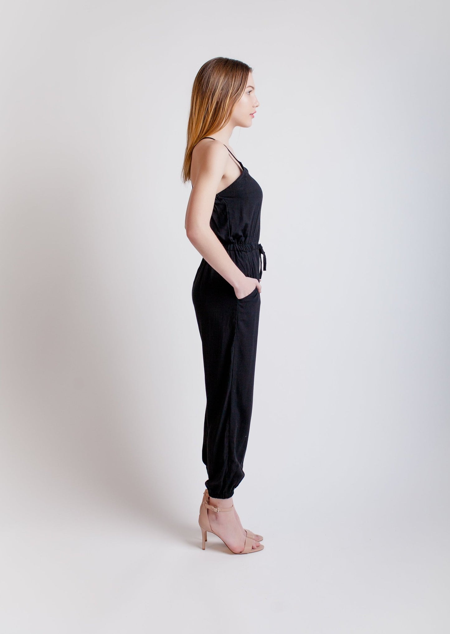 Juliette Jumpsuit | Black | 100% Rayon ~ Made in Bali/Designed in Victoria, BC