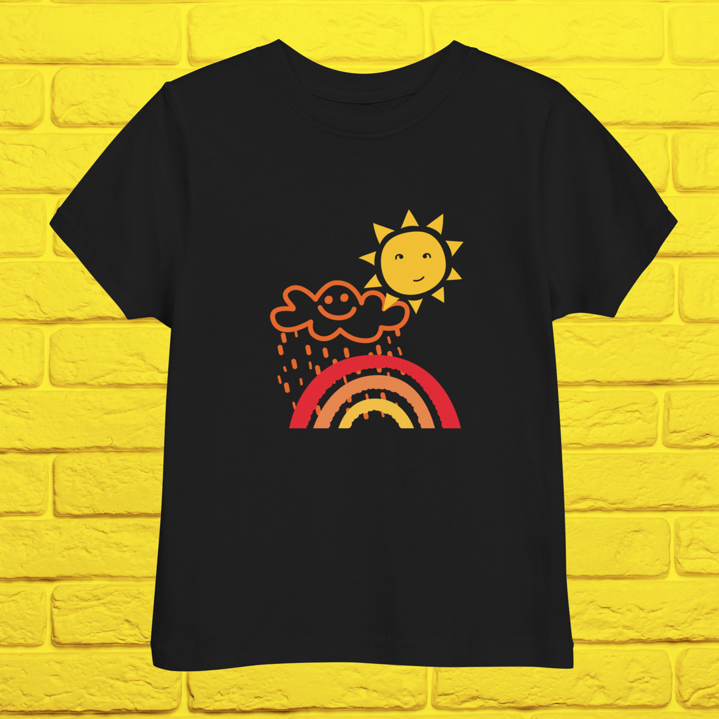 Rainbow Cloud - Toddler jersey t-shirt (2T-6T) ~ Sharon Dawn Collection