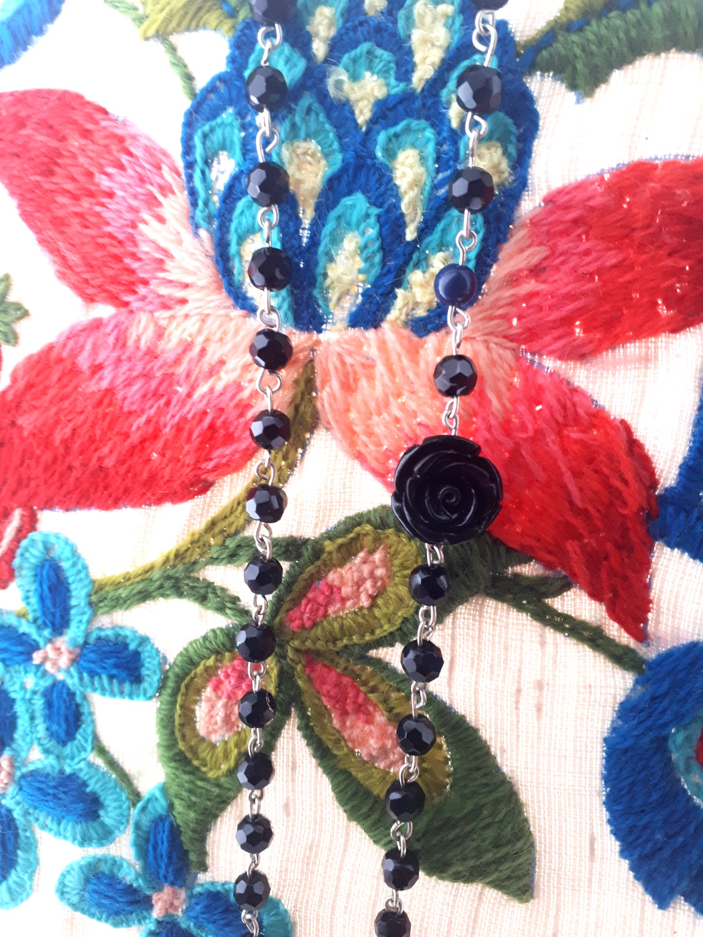 Rose-ary Necklace ~ Sharon Dawn Collection