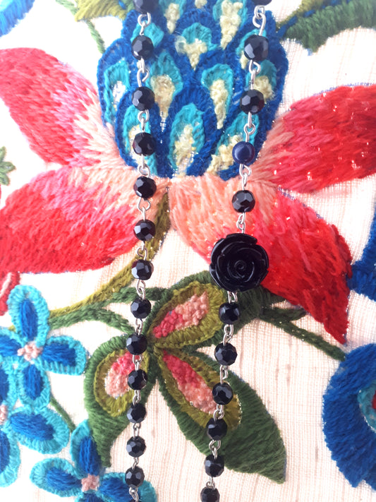 Rose-ary Necklace ~ Sharon Dawn Collection