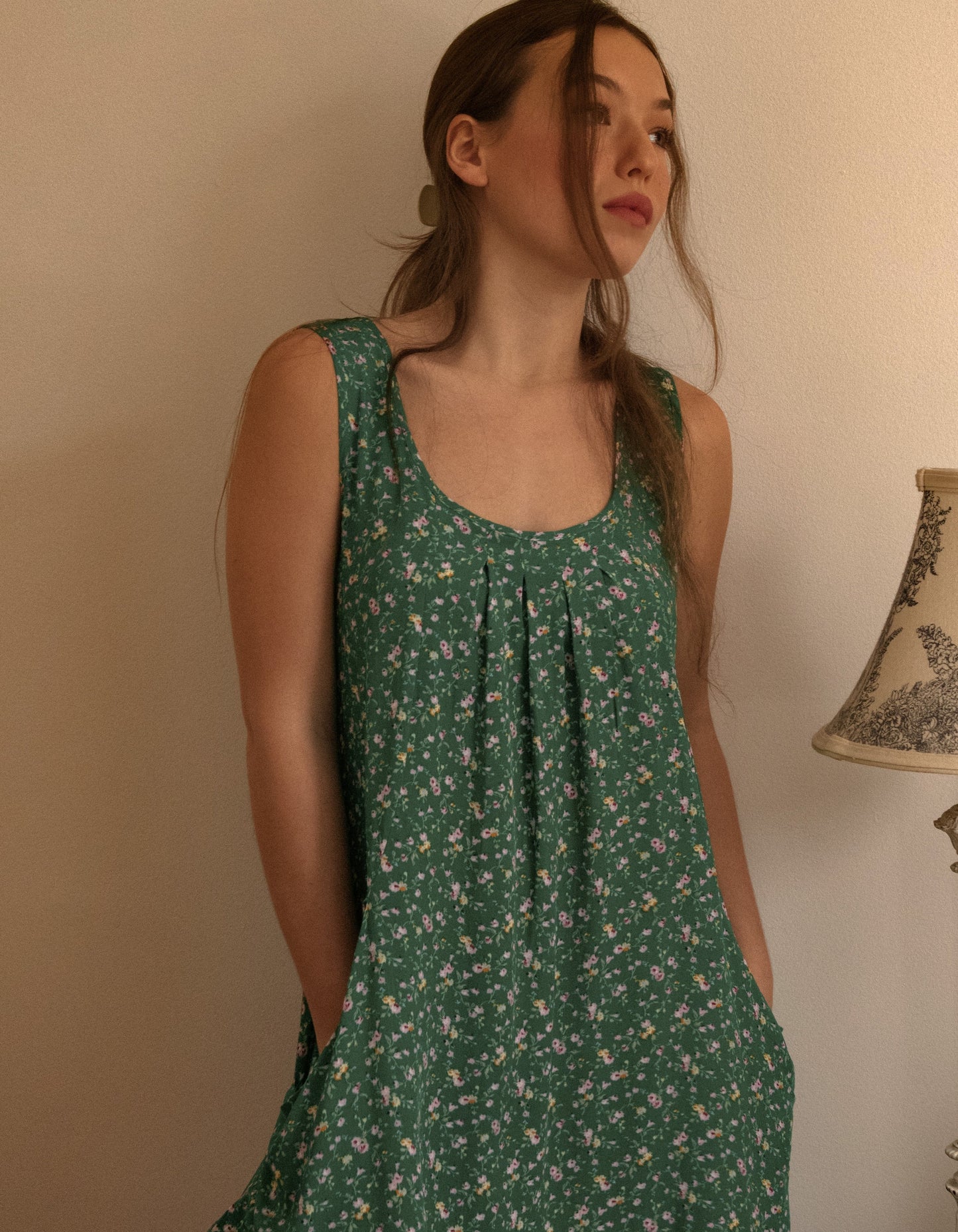 Louise Short Dress Ditsy Floral Print A-Line