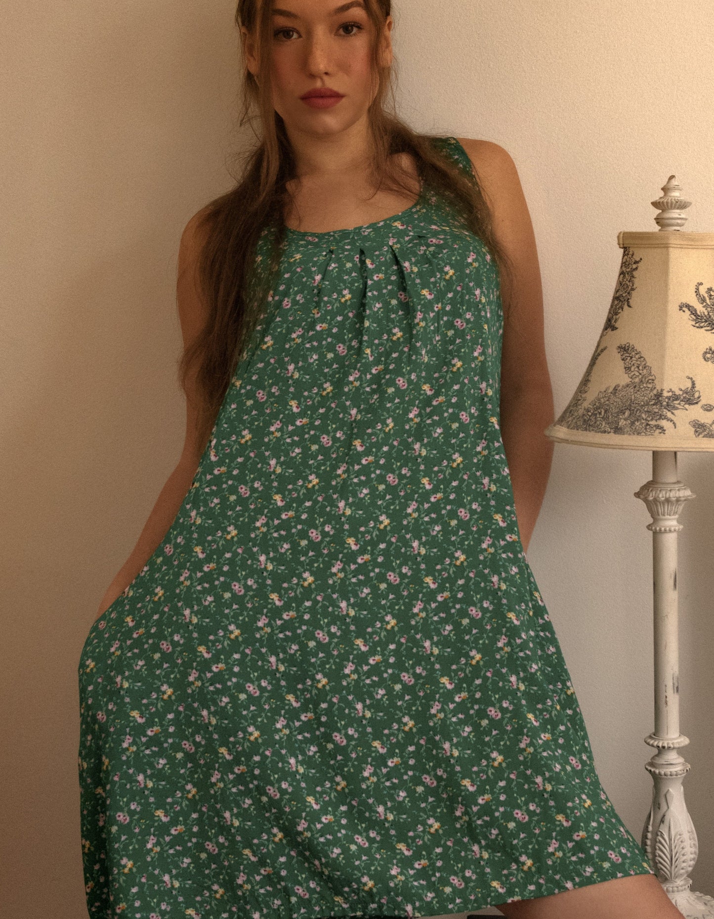 Louise Short Dress Ditsy Floral Print A-Line