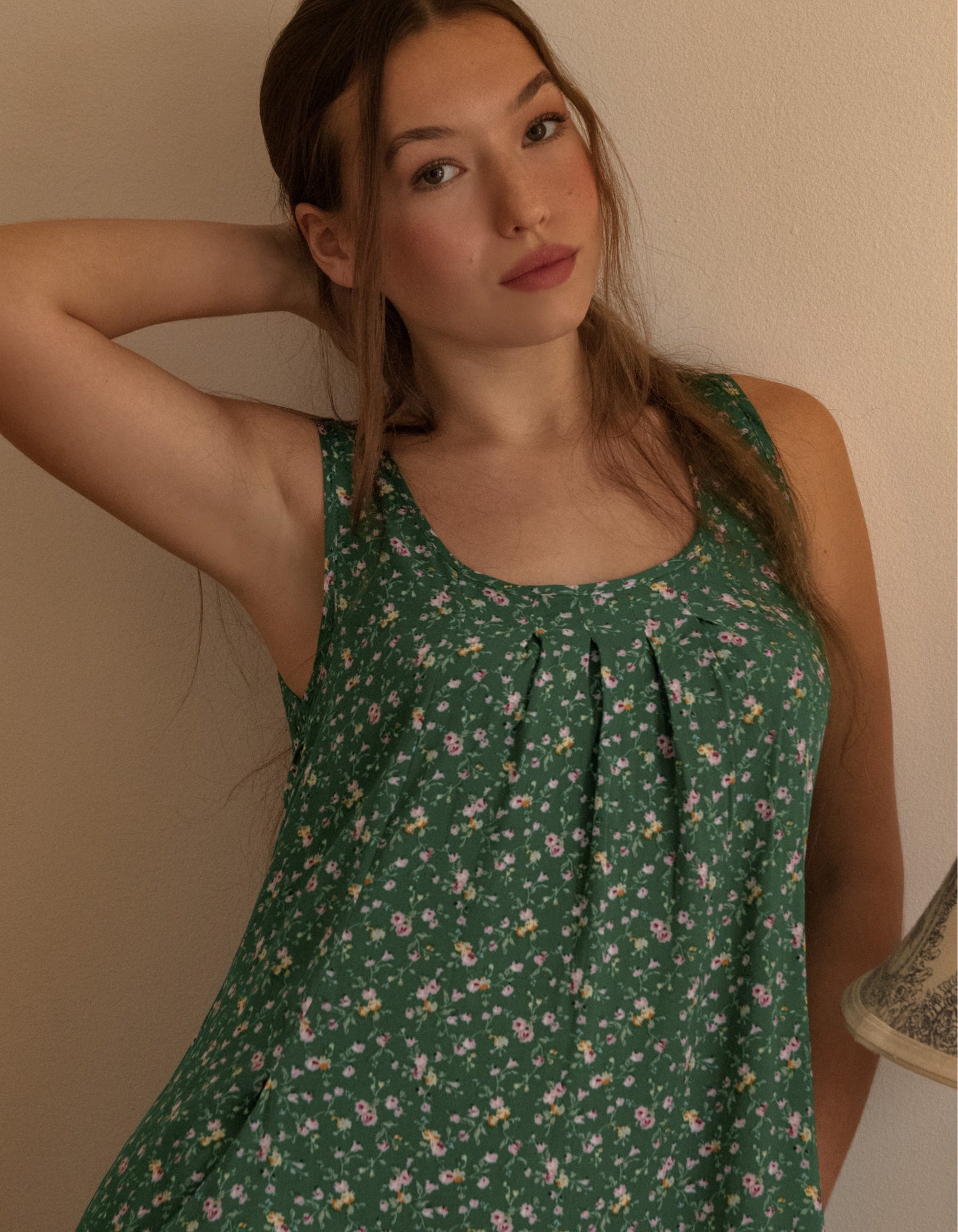 Louise Short Dress Ditsy Floral Print A-Line