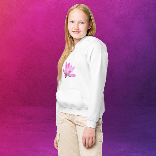 Lotus - Youth heavy blend hoodie ~ Sharon Dawn Collection