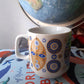 Vintage Blue & Gold Mug - Made in Brazil