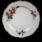 Vintage Royal Rose dinner plate with gold trim - Made in Poland
