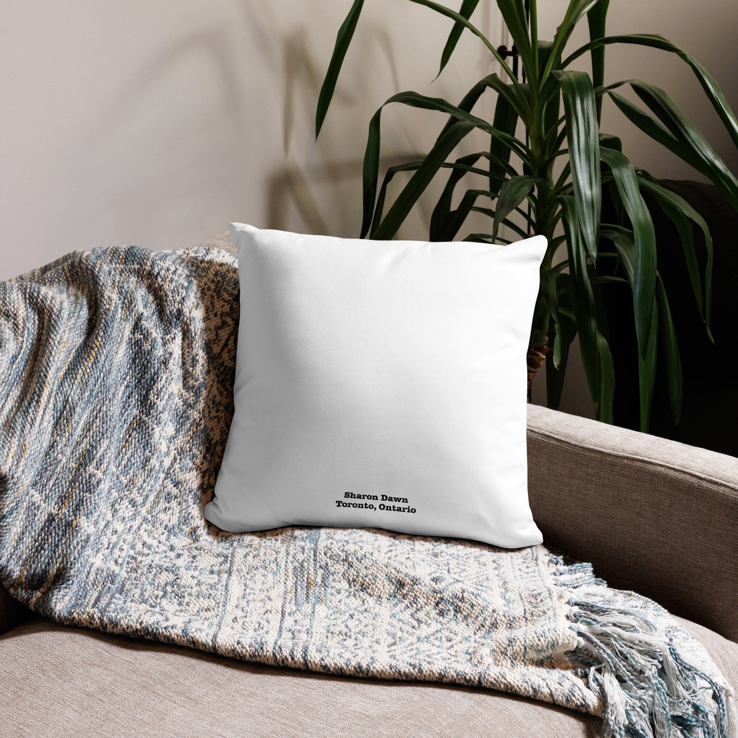 Canoes - Basic Pillow ~ Sharon Dawn Collection (Sale Price: $49.99 CAD)