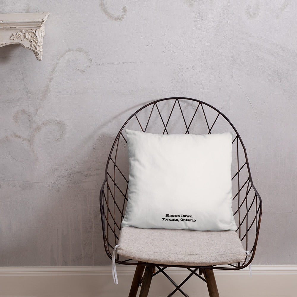 Mint Typewriter - Basic Pillow ~ Sharon Dawn Collection
