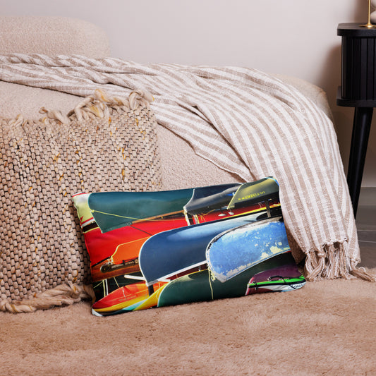 Canoes - Basic Pillow ~ Sharon Dawn Collection (Sale Price: $44.99 CAD)