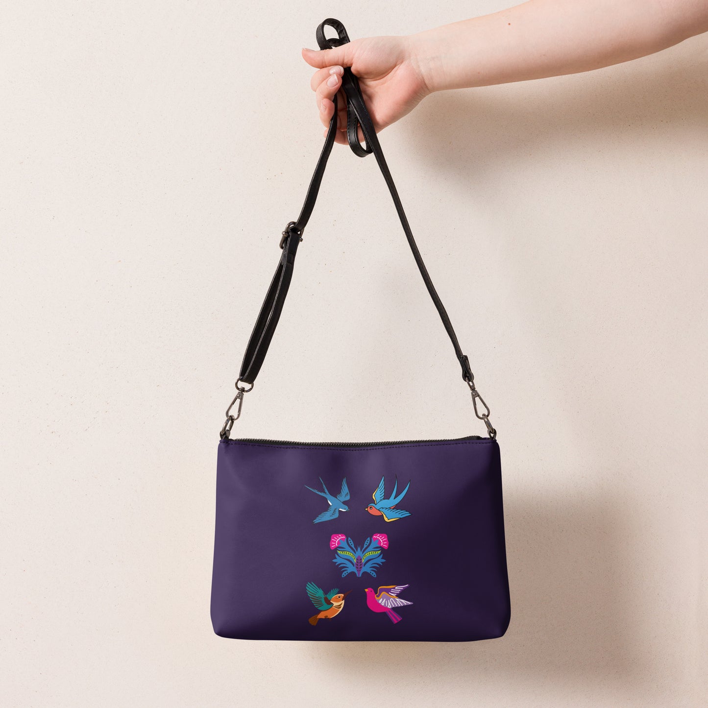 Birds of a Feather - Crossbody bag - Adjustable/Removable Straps ~ Sharon Dawn Collection (Sale Price: $62.99 CAD)