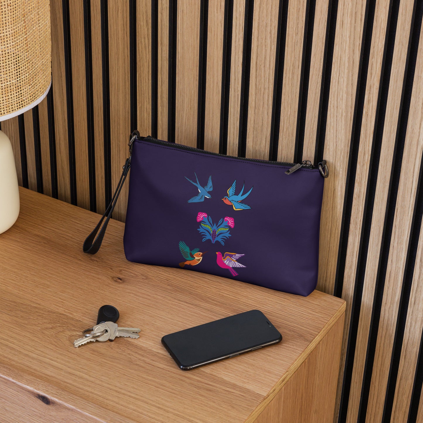 Birds of a Feather - Crossbody bag - Adjustable/Removable Straps ~ Sharon Dawn Collection (Sale Price: $62.99 CAD)