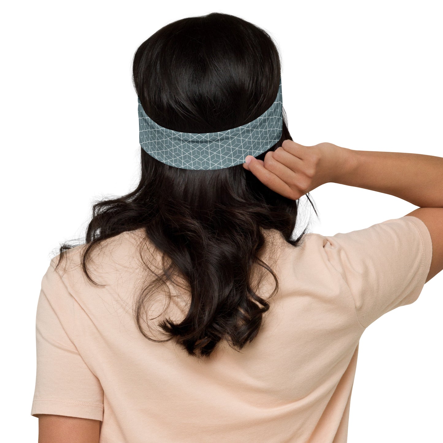 Geometric Blue - Headband ~ Sharon Dawn Collection