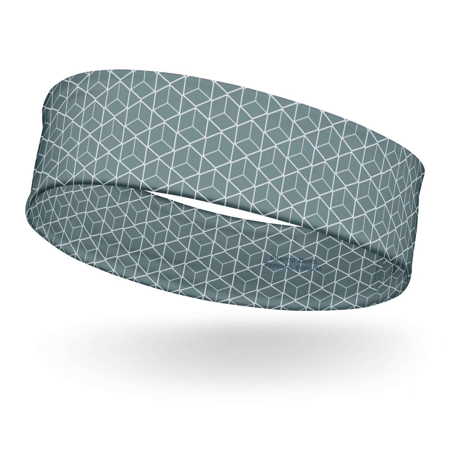 Geometric Blue - Headband ~ Sharon Dawn Collection