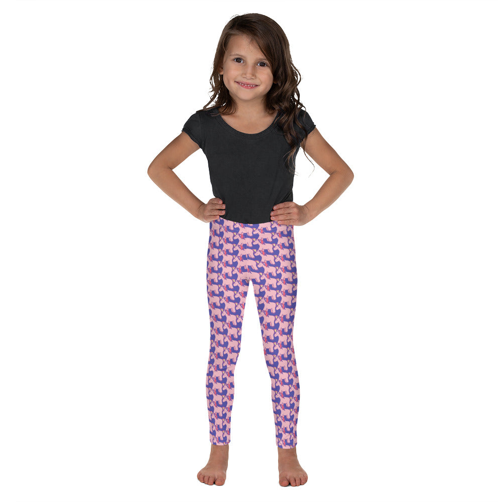 Unicorn Pink and Purple - Kid's Leggings ~ Sharon Dawn Collection