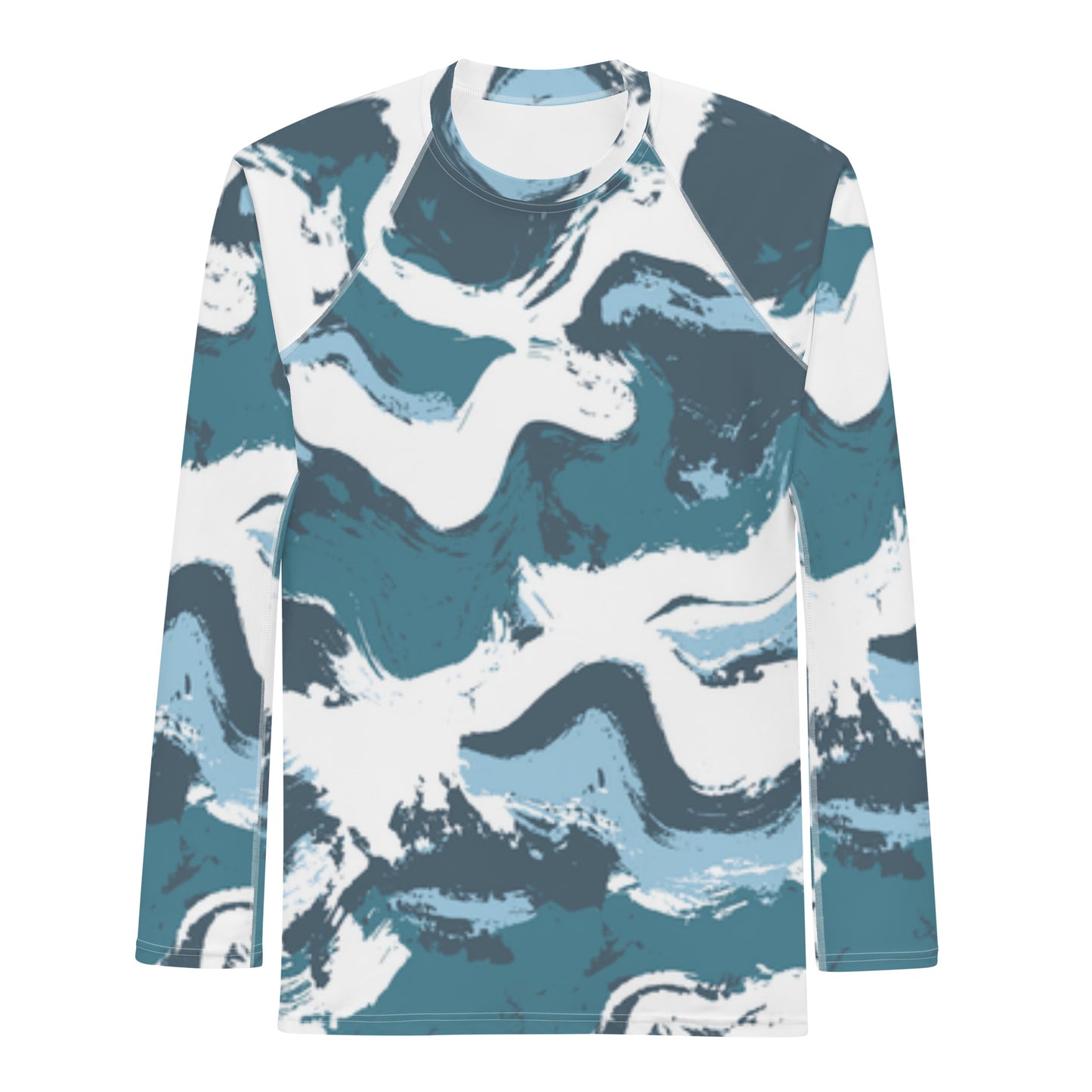 Brush Stroke - Men's Rash Guard ~ Sharon Dawn Collection