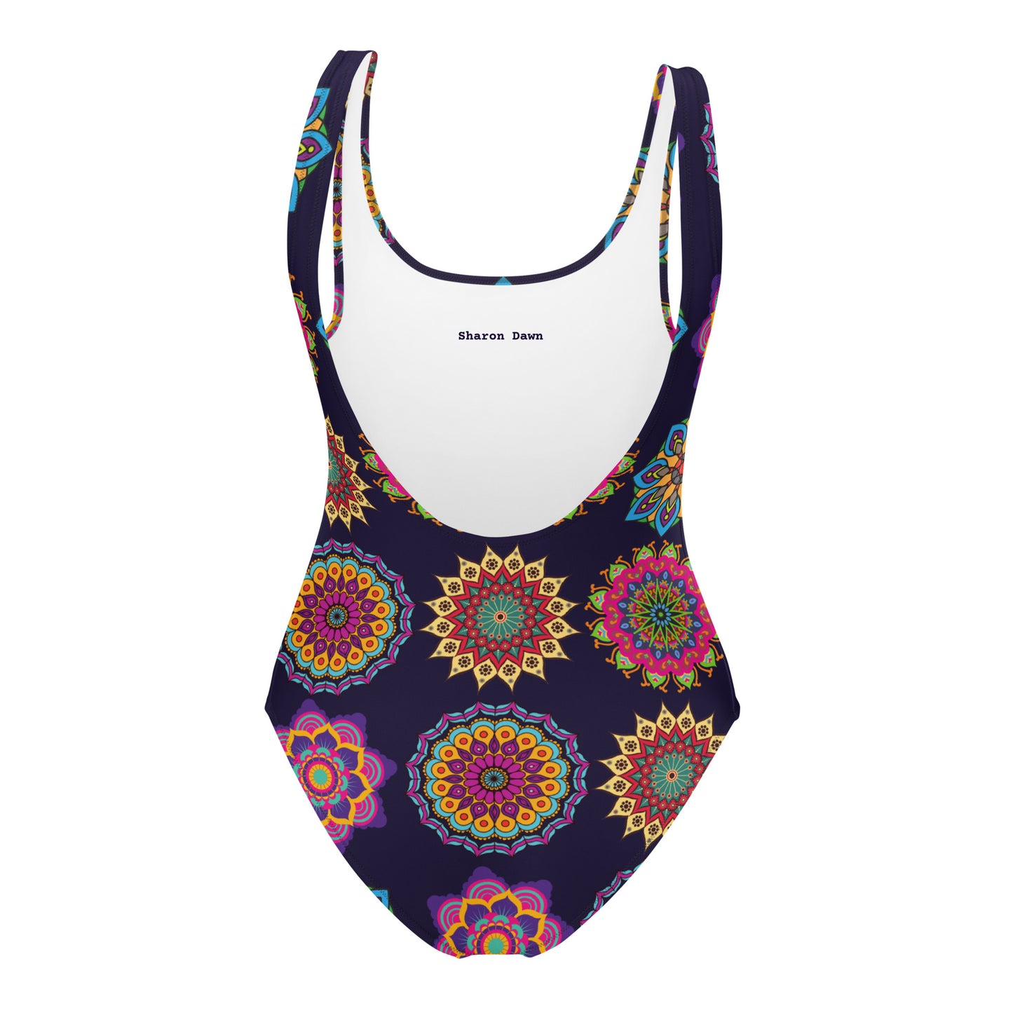 Kaleidoscope Mandala - One-Piece Swimsuit ~ Sharon Dawn Collection (Sale Price: $60.99 CAD)