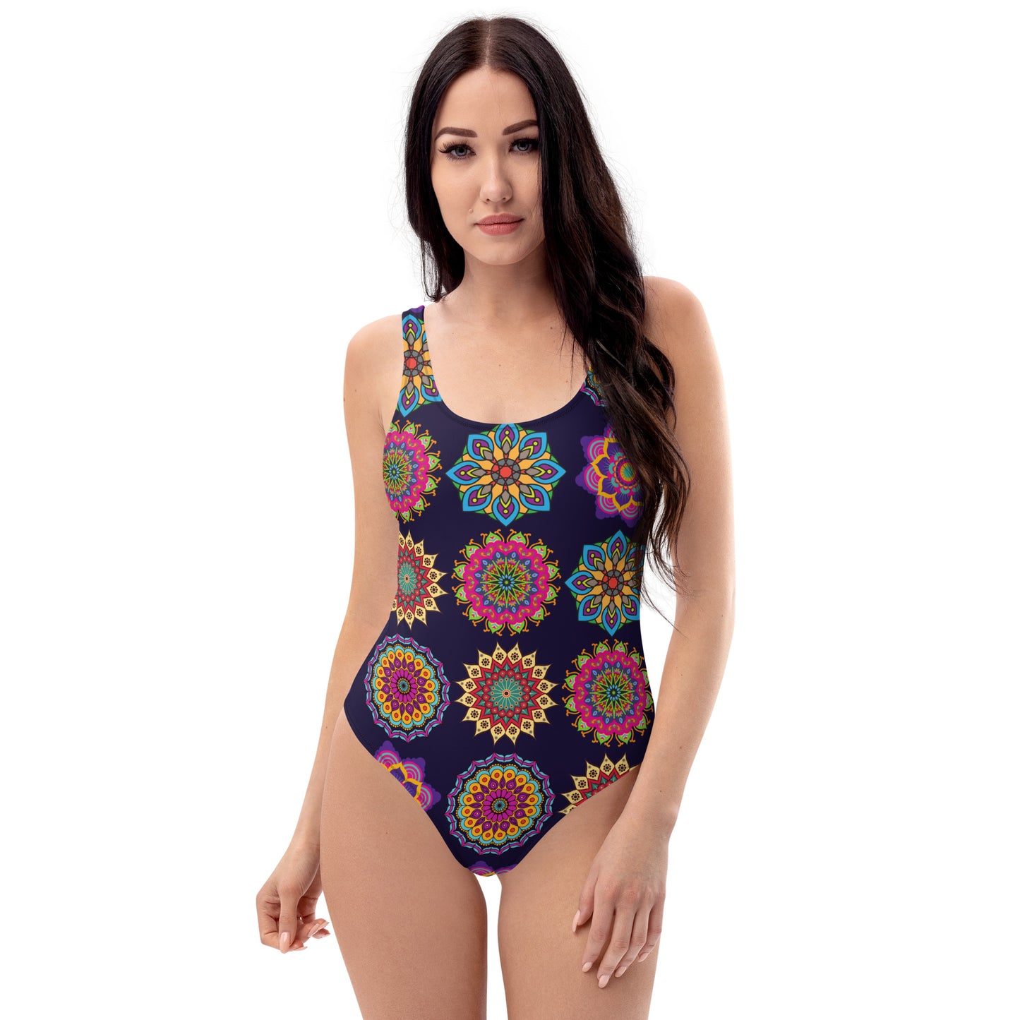 Kaleidoscope Mandala - One-Piece Swimsuit ~ Sharon Dawn Collection (Sale Price: $60.99 CAD)