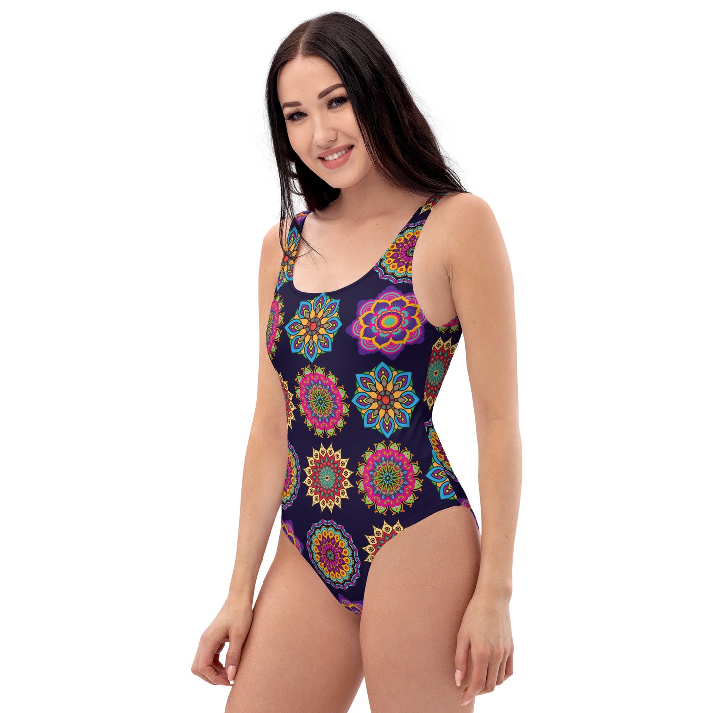 Kaleidoscope Mandala - One-Piece Swimsuit ~ Sharon Dawn Collection (Sale Price: $60.99 CAD)