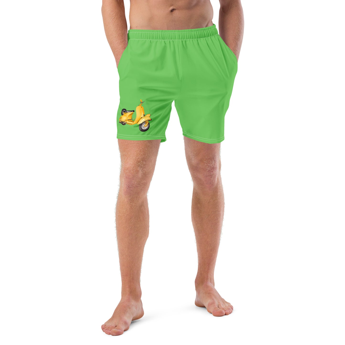 Scooter - Men's swim trunks ~ Sharon Dawn Collection