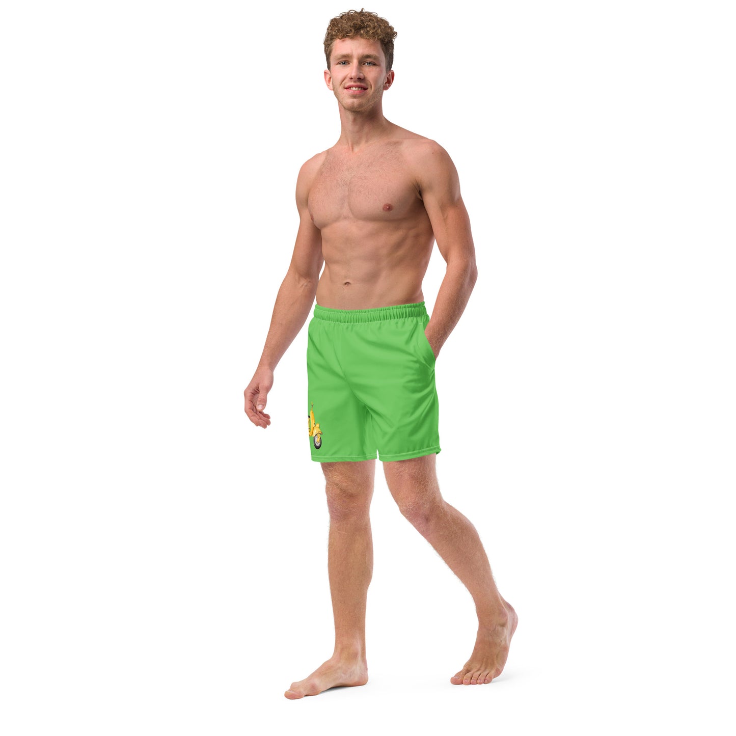 Scooter - Men's swim trunks ~ Sharon Dawn Collection