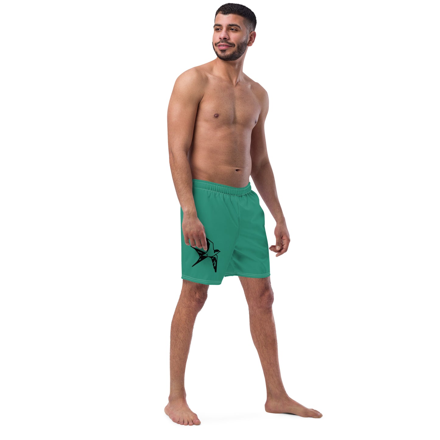 Sparrow - Men's swim trunks ~ Sharon Dawn Collection